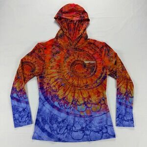 Seatel Couture Nautilus Sport Tec Hooded Top Psychedelic Festival Women's L